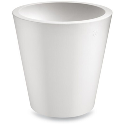 Vaso rotondo in resina 'Cosmos' 65 cm. Rosso Oriente en oferta