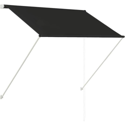 Tenda da Sole Retrattile 150x150 cm Antracite - Grigio - Vidaxl características