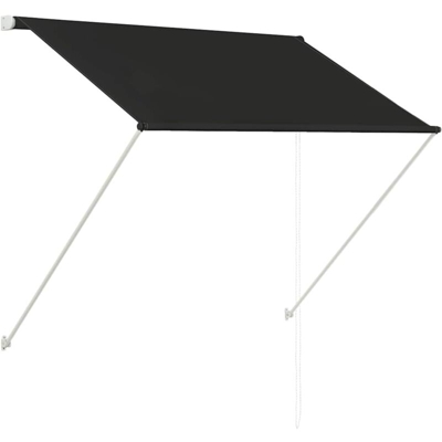 Tenda da Sole Retrattile 150x150 cm Antracite - Grigio - Vidaxl