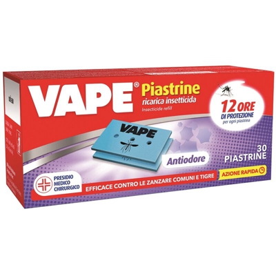 RICARICA PIASTRINE ANTIODORE 30 PZ - Vape