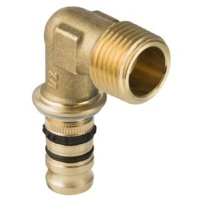 Mepla Gomito Filetto Maschio 90 gradi 26 x 1 pollice | 613.254.00.5 - Geberit