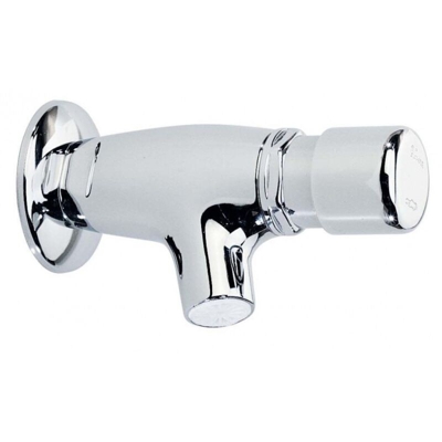 Caesaroo - Rubinetto temporizzato a parete River R730 per orinatoio in ottone cromato | Cromato