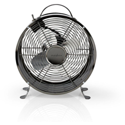 Nedis FNCL10GM20 Ventilatore da tavolo retrò Grigio Piombo 25 cm 20W características