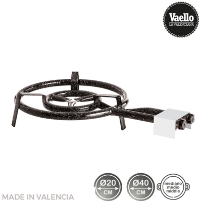 Bruciatore a gas butano / propano ø40cm 2 fuochi