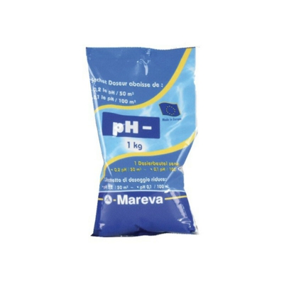 Riduttore di pH pH in polvere per piscina - 1Kg - 020022U - Mareva