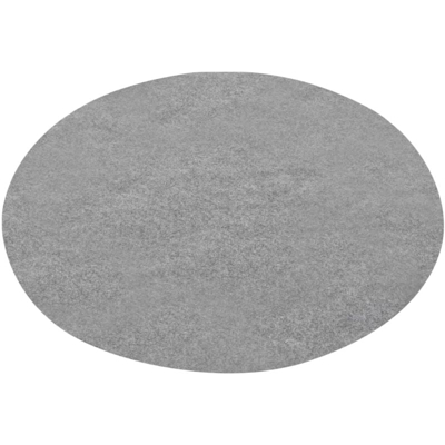 Erba Artificiale con Tacchetti D. 95 cm Grigio Rotondo - Grigio - Vidaxl