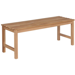 Panchina da Giardino 120 cm in Massello di Teak precio