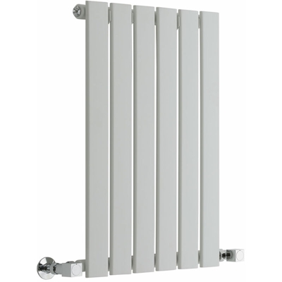 Hudson Reed Delta Radiatore Termoarredo di Design Orizzontale Moderno - Termosifone con Finitura Bianca - Pannelli Piatti - 635 x 420mm - 376 Watt