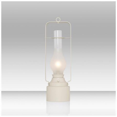 Lampada Da Tavolo Alex - Da Scrivania, Ufficio, Comodino - Bianco In Vetro, Metallo, 16 X 16 X 51 Cm, 1 X Striscia Led, 5w, 500lm, 3000k Luce Bianca Naturale