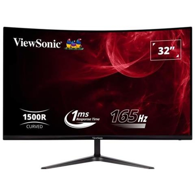 Schermo Da Gioco Curvo Per Pc - Viewsonic Vx3218 - Pc - Mhd - 32 Fhd - Pannello Va - 1 Ms - 165 Hz - Displayport - Amd Freesync