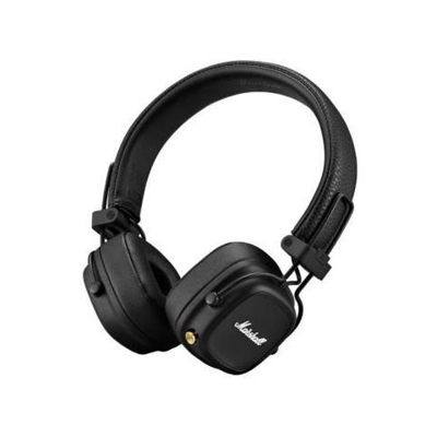 Major Iv - Auricolare Bluetooth Wireless - 80 Ore Di Durata Della Batteria - Cuscinetti Auricolari Morbidi - Opzione Di Ricarica Wireless - Nero