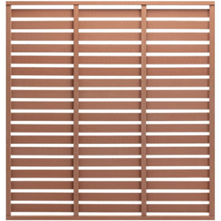 Pannello di Recinzione in WPC 170x180 cm Marrone - Marrone - Vidaxl en oferta