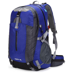 Zaino Da Viaggio Impermeabile Da 40 Litri Per Lo Sport All'aria Aperta Zaino Da Campeggio Per Arrampicata In Montagna Con Copertura Antipioggia Royal Blu en oferta