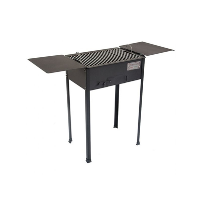 Barbecue a carbonella modello campagnolo in ferro battuto cm 107x40x78h