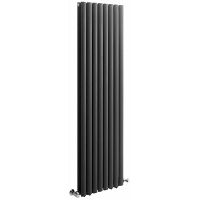 Hudson Reed Revive Radiatore Termoarredo di Design Verticale Moderno - Termosifone con Finitura In Antracite - Design a Colonna - 1600 x 472 x 78mm