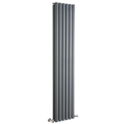 Hudson Reed Revive Radiatore Termoarredo di Design Verticale Moderno - Termosifone con Finitura In Antracite - Design a Colonna - 1780 x 354 x 78mm precio