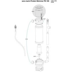 Marin Protein Skimmer PS 130 - Schiumatoio Per Acquari Fino A 150 Litri - Sera en oferta