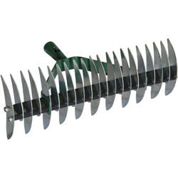 Rastrello Doppio Arieggiatore Aeratore Arieggia Prato Giardino 21 Denti (35059) precio