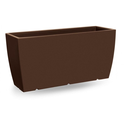 Cassetta rettangolare in resina "Genesis" 70 cm. Bronzo