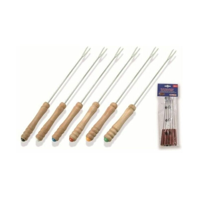 Forchette per Fonduta Chiaro 6 Pezzi - A&f