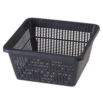 Plant Basket Plastic Square cm28x28x19h - cesto quadrato in plastica rigida per piante da laghetto - Velda