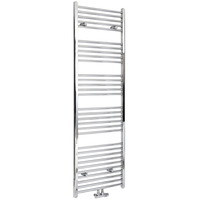 Hudson Reed Neva Scaldasalviette di Design Verticale - Termoarredo Bagno Cromato con Attacco Centrale - 769W - 1785 x 600mm