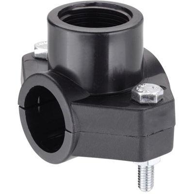 PRESA A STAFFA IN POLIPROPILENE Ø 40 x 3/4