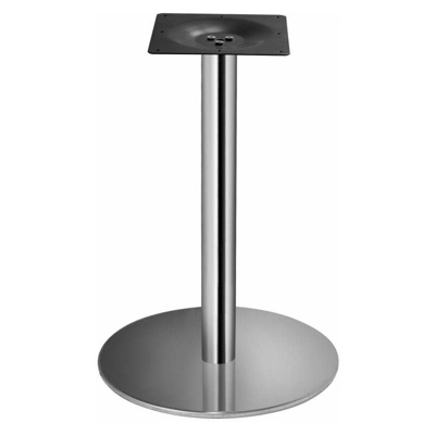 Basamento acciaio tondo 50 cm