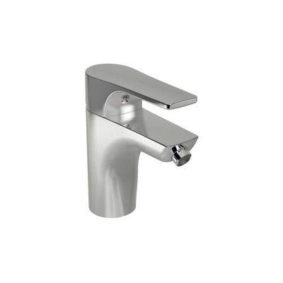 Miscelatore monocomando per bidet con scarico, erogazione orientabile serie slim gs