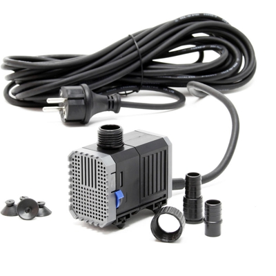 CHJ-500-10 Pompa Laghetto 500l/h 7W, come filtro o Ruscello artificiale, Cavo 10m - Sunsun