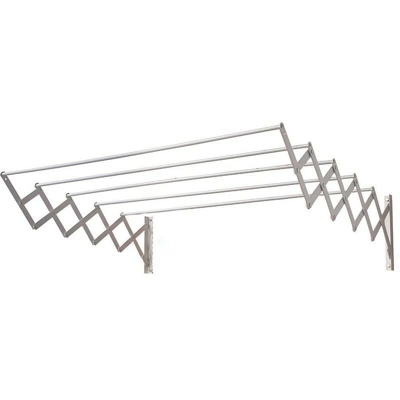 Stendibiancheria allungabile da parete in alluminio 1,00 metri