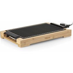 Piastra e Barbecue Elettrico 2000 W 37x25 cm Bambù - Nero - Tristar características