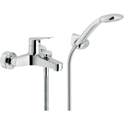 Nobili Miscelatore monocomando vasca con doccetta in ottone cromato Blues BS101110CR | Cromato precio