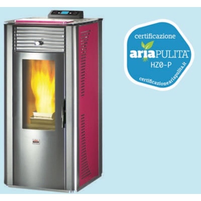 Amg Termostufa A Pellet Queen Idro 14 Bordeaux