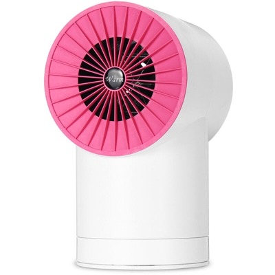 Augienb - Mini ventilatore per riscaldatore elettrico da 800 W Piccolo comodo radiatore da tavolo per riscaldatore