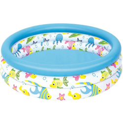 Piscina Rotonda Gonfiabile Fuoriterra Pesciolini Bambini Giardino 3 Anelli en oferta