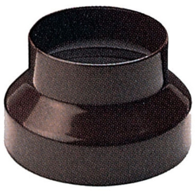 riduzione in acciaio marrone 13/12 cm per tubo tubi stufa stufa camino