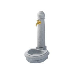 Fontana da giardino imitazione pietra naturale grigia precio