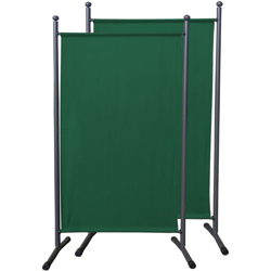 2 Pezzi Paravento da Giardino 180 x 78 cm Divisorio in Tessuto Protezione della Privacy Verde características