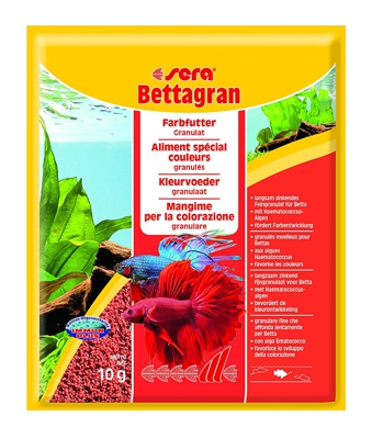 Bettagran 10gr - Mangime Base Completo Per Betta Splendens - Sera