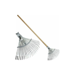 Scopa Per Foglie Regolabile Manico Legno - Prestige en oferta