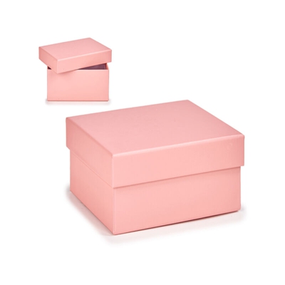 Scatola Multiuso Cartone Rosa 13 x 7,5 x 19 cm