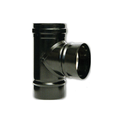 No Brand - RACCORDO 'T' Ø12CM TUBO STUFA PELLET ACCIAIO INOX NERO características