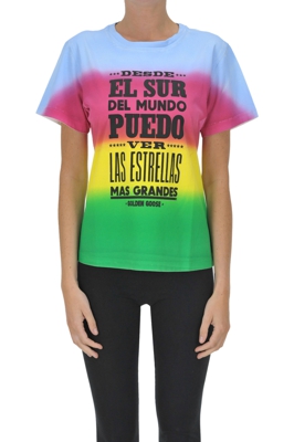 Printed multicoloured t-shirt