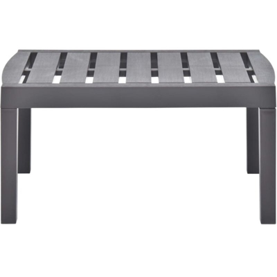 Tavolo Tavolino Caffè da Giardino in Plastica Rustico 78x55x38 cm vari colori colore : Moca