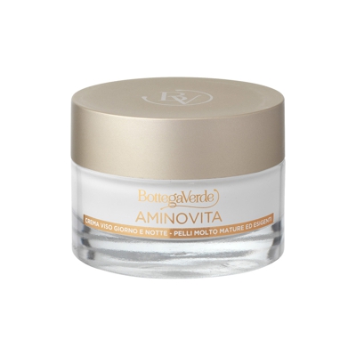 Aminovita - Crema facial día y noche - arrugas profundas, acción global* - con Pluridefence, Péptidos y Ceramidas vegetales (50 ml) - pieles muy madur