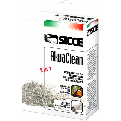 AKUACLEAN Pulizia Acquario Zeolite e resine 1000 ml - Sicce