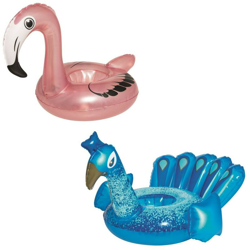 Bestway Porta Bibite Gonfiabile Fashion Cm 23x23 Fenicottero o Pavone 34104 en oferta