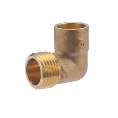 Raccordo a gomito in ferro/rame, maschio, ø16, M15x21 NOYON & THIEBAULT