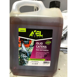 Axel - Olio lubrificante catena catene motosega lt5 vegetale biodegradabile en oferta